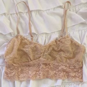 Urban Outfitters nude lace bralette